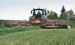  Kuhn has launched a new range of products including mower conditioners with working widths to 12.4m. Picture courtesy Kuhn.