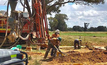 Maiden drilling at Calarie, the first work since the late 1990s