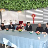 CHINA-XINJIANG-CENTRAL DELEGATION-VISIT-WANG HUNING (CN)