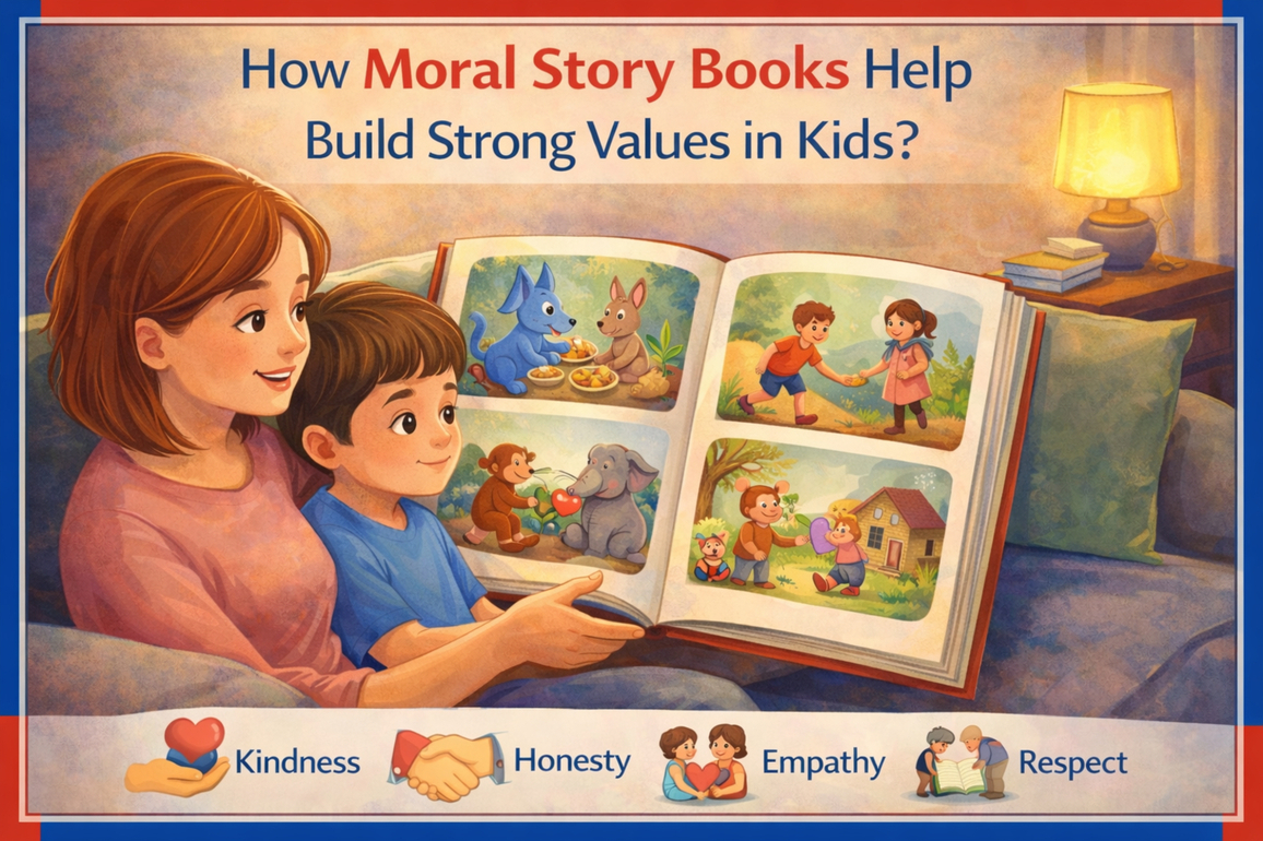 How Moral Story Books Help Build Strong Values in Kids?