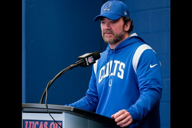 Reports: Colts' seven finalists include interim coach Jeff Saturday