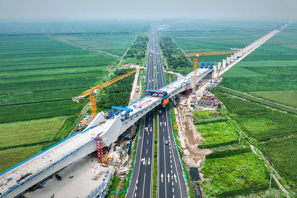CHINA-SHANDONG-SHOUGUANG-TIANJIN-WEIFANG HIGH-SPEED RAILWAY-BRIDGE-CONTINUOUS BEAM-CLOSED (CN)