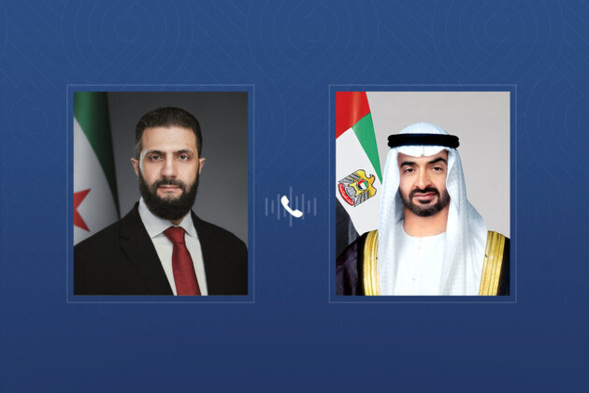 In phone call with UAE President, Syrian President condemns Iranian attacks and affirms solidarity