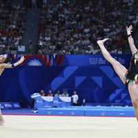 (SP)CHINA-CHENGDU-THE WORLD GAMES 2025-ACROBATIC GYMNASTICS-WOMEN'S PAIRS-FINAL (CN)