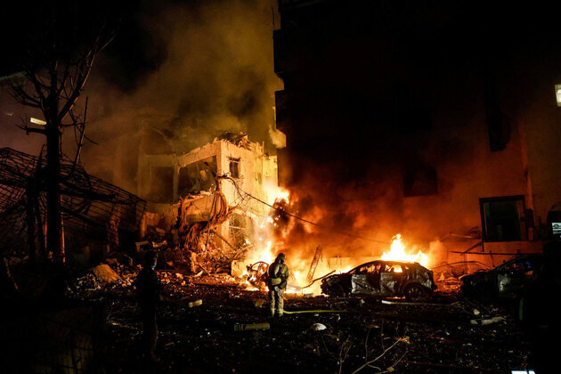 Smoke rises from Israel's General Staff building as Iran's retaliatory attacks continue