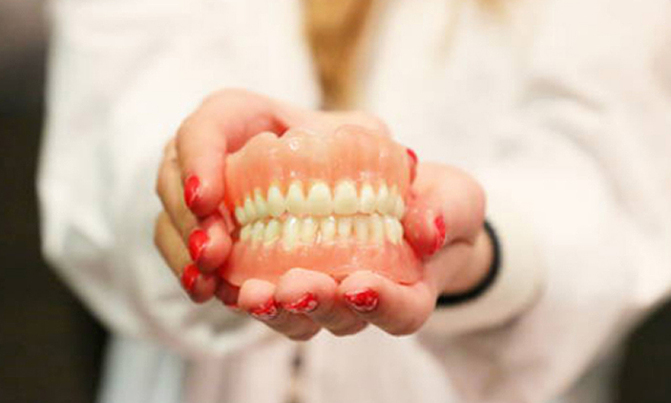 Caution: remove false teeth before surgery Caution: remove false teeth before surgery