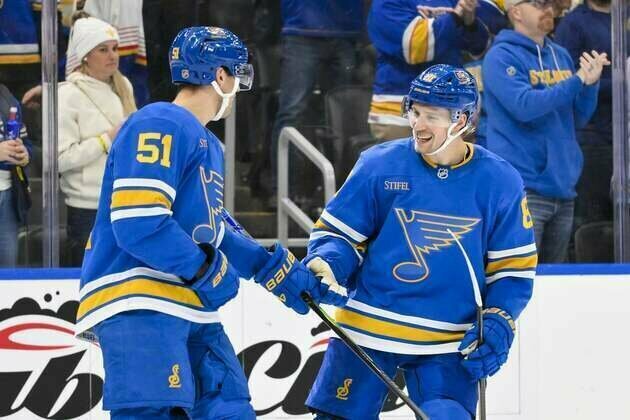 Matthew Kessel's late goal lifts Blues past Senators