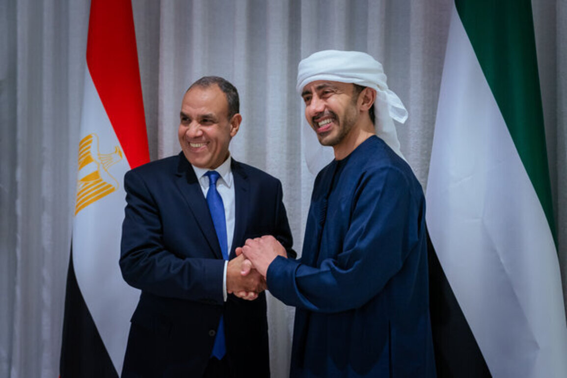 Abdullah bin Zayed receives Egyptian Foreign Minister