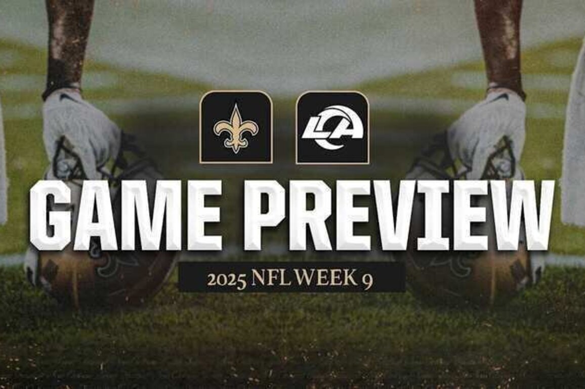 Game Preview: Rams vs. Saints | 2025 NFL Week 9