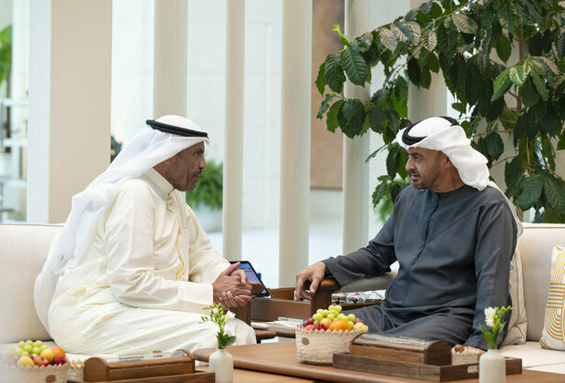 UAE President receives Foreign Minister of Kuwait