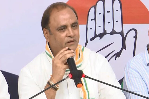 MP: Congress leaders hold press conference, demand action against minister Vijay Shah