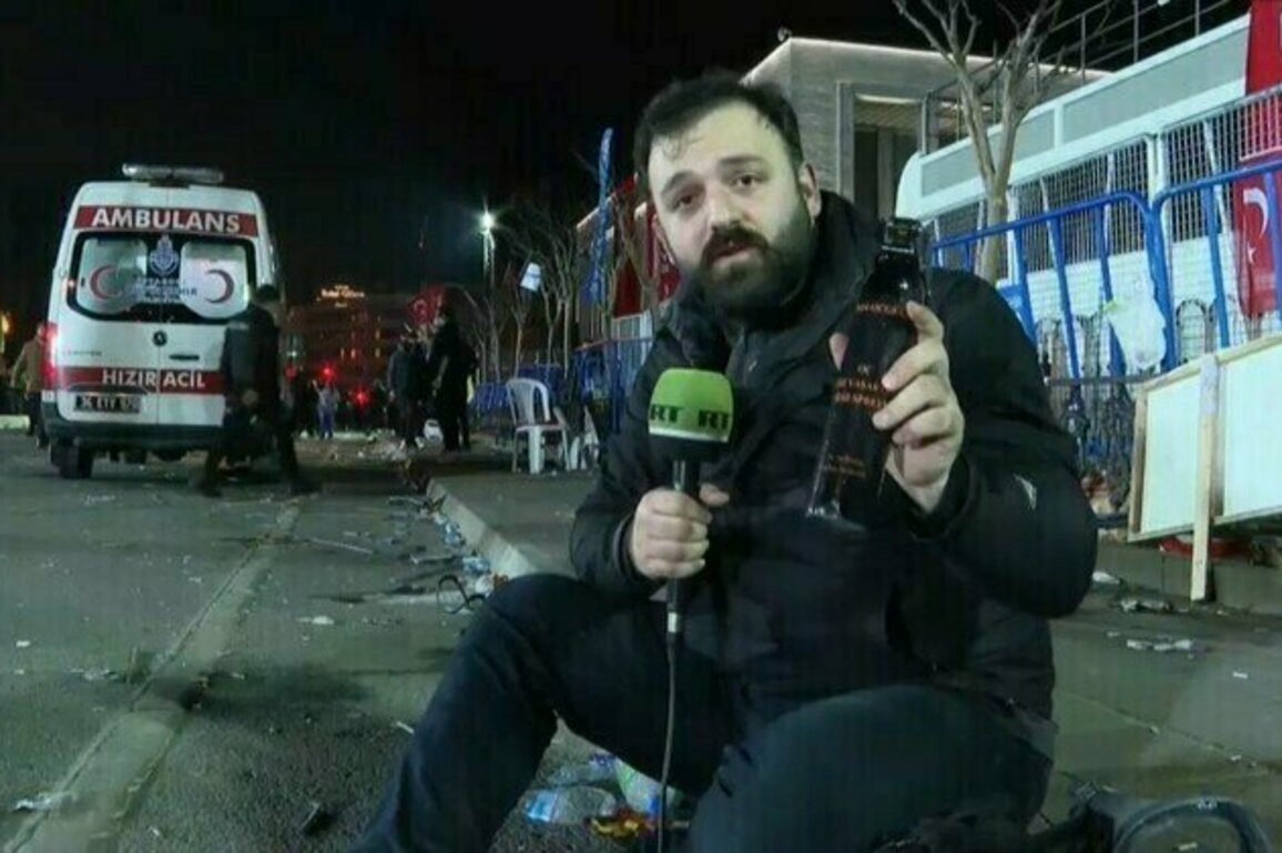 RT crew says Turkish police beat and pepper sprayed them