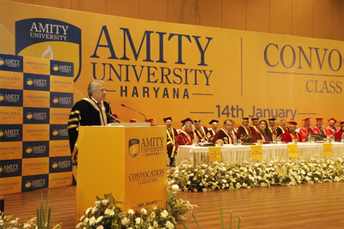 Aviation Pioneer Aditya Ghosh, Liver Transplant Specialist Dr. Subhash Gupta Receive Honorary Doctorates at Amity University Haryana's 12th Convocation