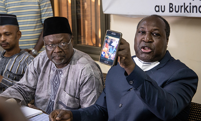 Burkina opposition denounces 'massive fraud' ahead of vote Burkina opposition denounces 'massive fraud' ahead of vote