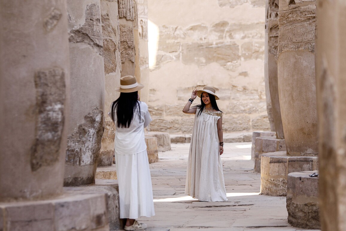 EGYPT-LUXOR-TOURISM-CHINESE TOURISTS