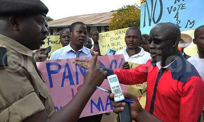 MP Mugema arrested over hospital demo MP Mugema arrested over hospital demo