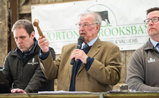 Chris Norton, of dairy auctioneers Norton and Brooksbank, celebrating 50 years of auctioneering