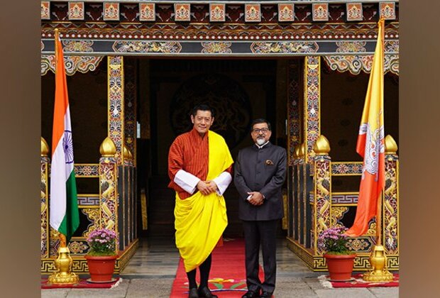 Indian Ambassador to Bhutan Sudhakar Dalela presents credentials to Bhutanese King