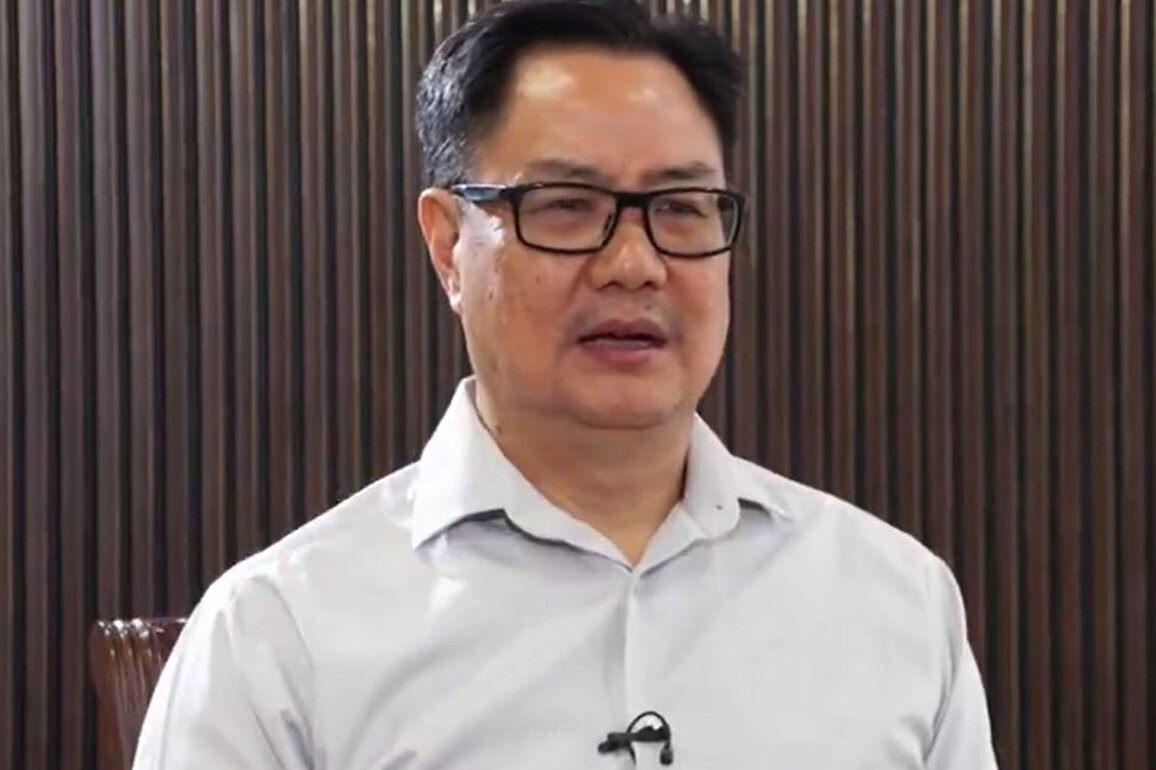 Union Minister Kiren Rijiju says "no question of coercion" in 7 AAP MPs merging with BJP in Rajya Sabha