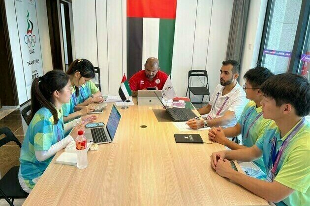 Ahmed bin Mohammed gives inspiring message to UAE contingent for 19th Asian Games in Hangzhou