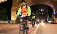Chandlers branch manager rides London by night for charity