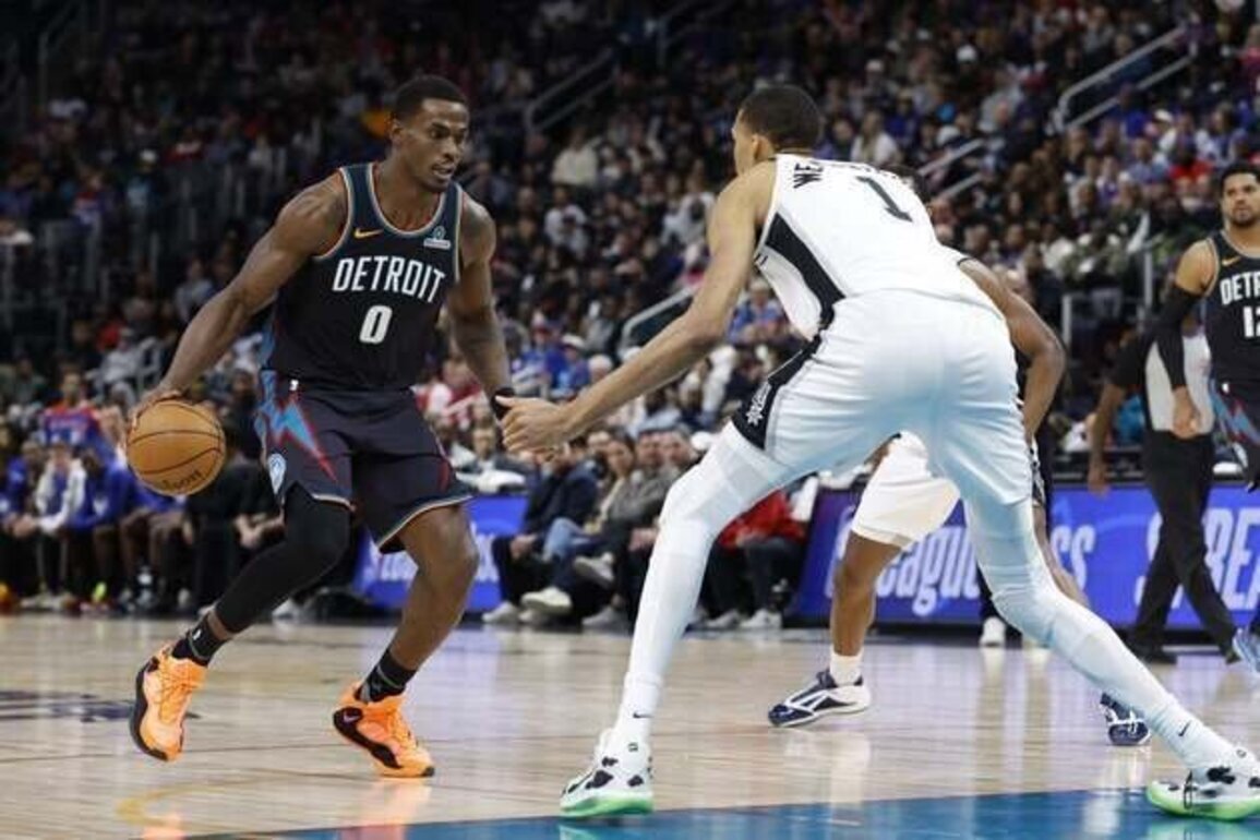 Road-warrior Spurs kick off homestand vs. East-leading Pistons