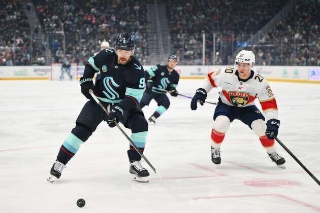 Kraken rout Panthers to move past Sharks into playoff position