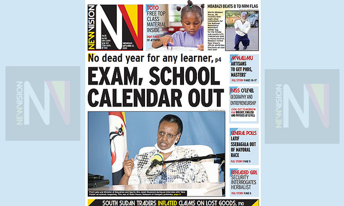 🔥 Hot in today's New Vision - September 23 🔥 Hot in today's New Vision - September 23