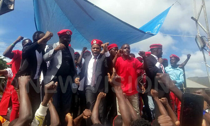 Police in Bukomansimbi disperse People Power supporters Police in Bukomansimbi disperse People Power supporters