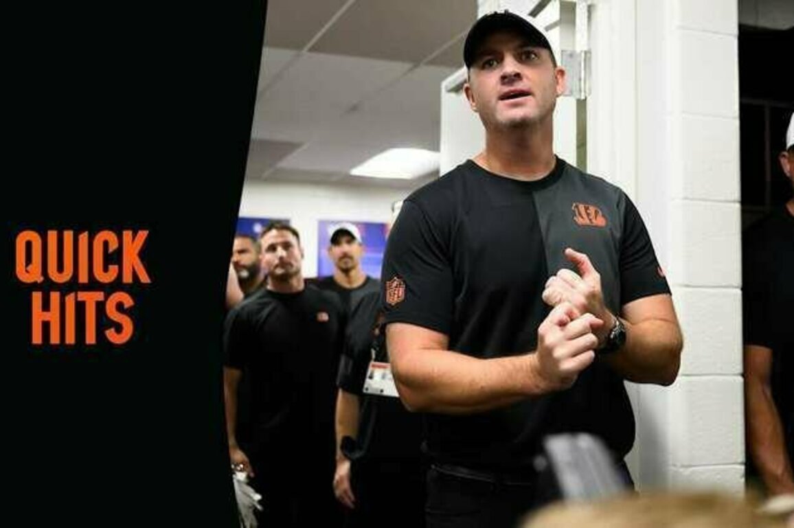 Quick Hits | Zac Taylor Stands By Playbook For Browning