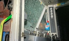 The view from inside the jumbo.