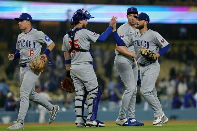 MLB roundup: Cubs pound Dodgers 16-0 to end skid