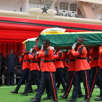 GHANA-ACCRA-HELICOPTER CRASH-STATE FUNERAL