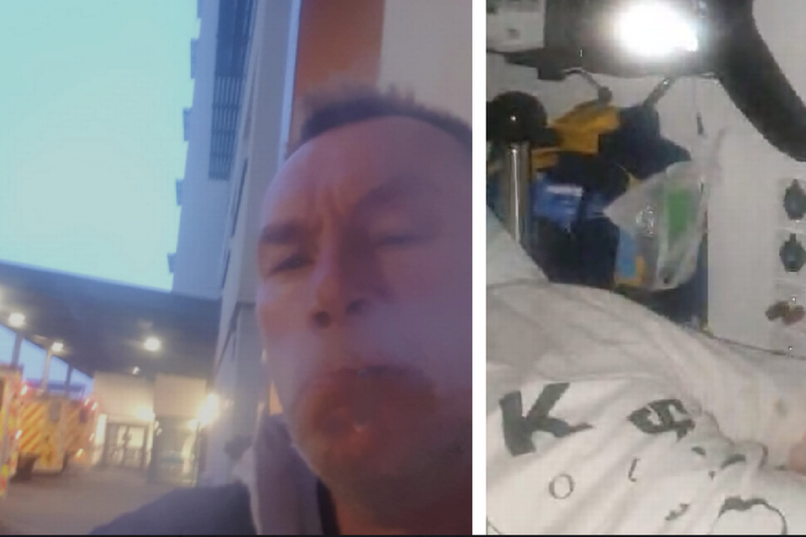 Scots man waits seven hours in 'sweltering' ambulance outside hospital after stroke
