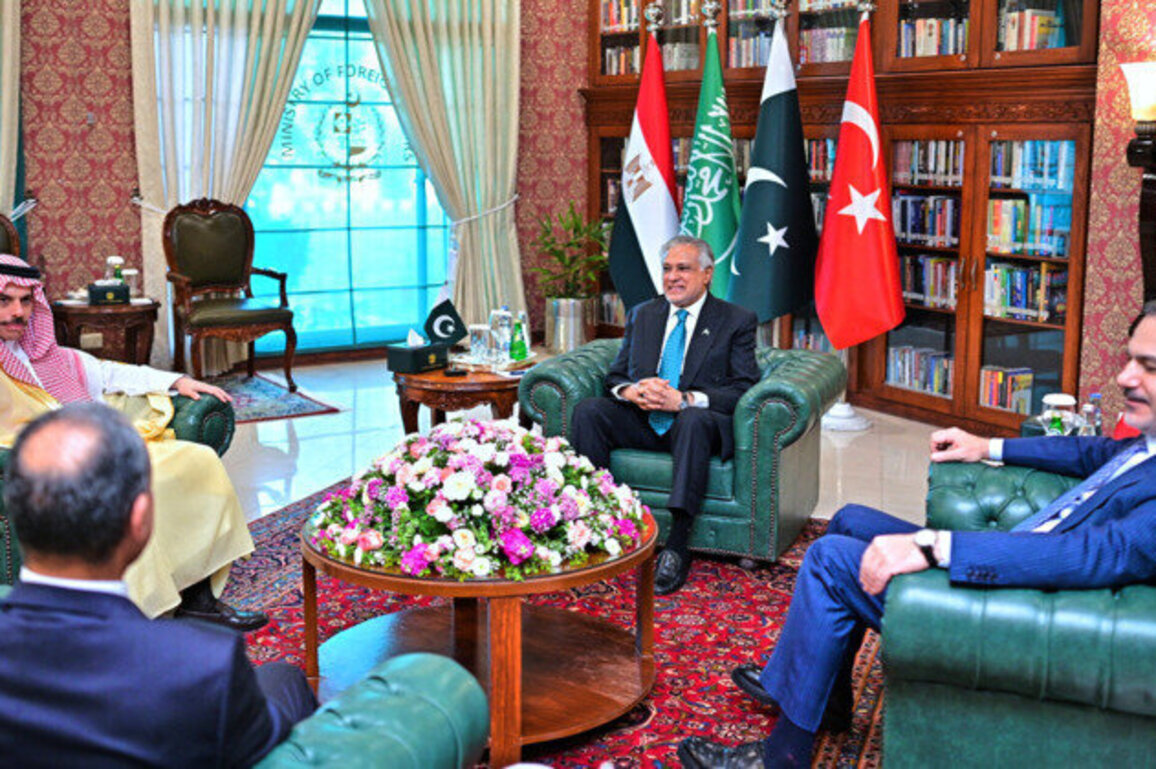 Quadrilateral FMs' meeting on Middle East tensions held in Pakistan