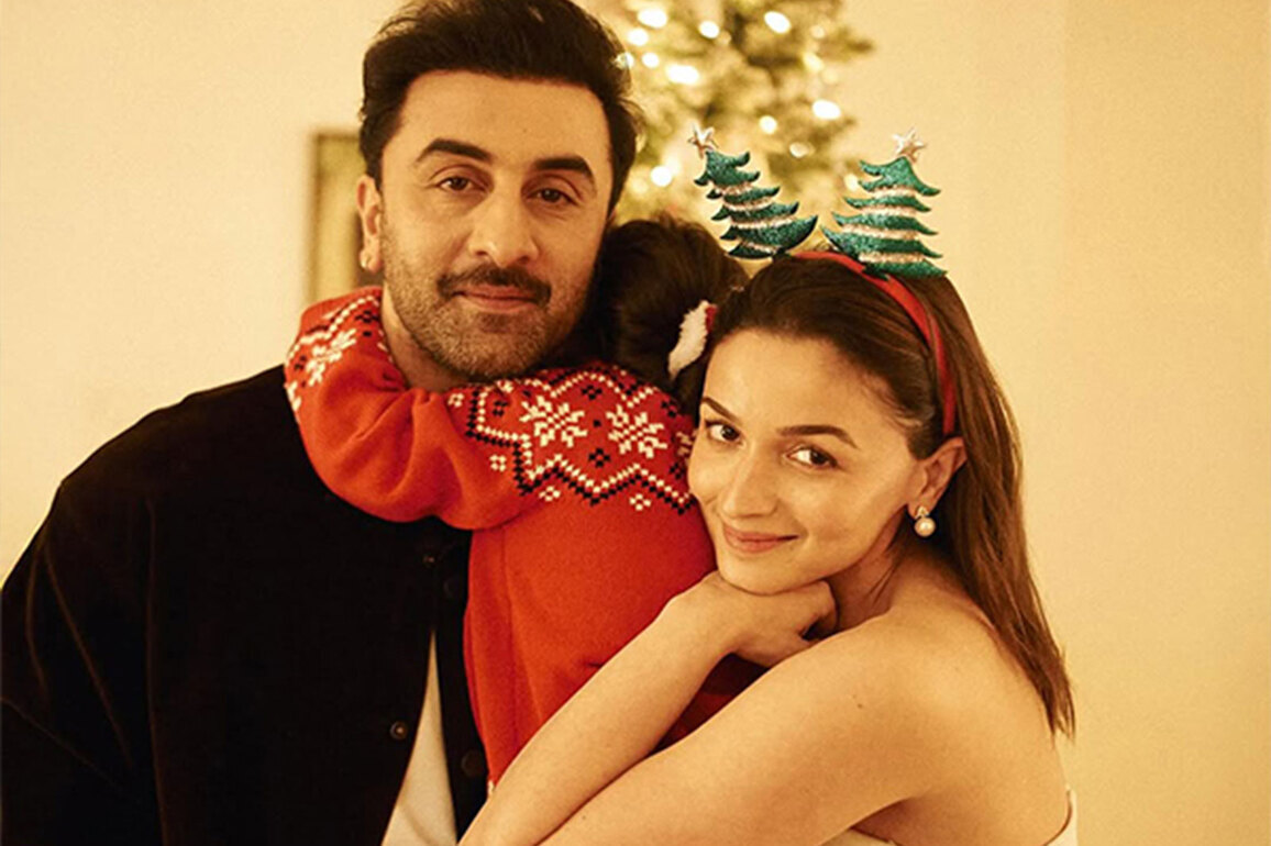 T20 World Cup semi-final: Alia Bhatt, Ranbir Kapoor, with daughter Raha spotted rooting for Men in Blue, pics go viral
