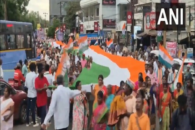 Tamil Nadu: Congress organises Tiranga Yatra to honour Indian Army