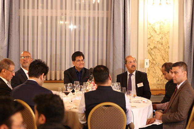 Piyush Goyal meets Indian Business Delegates in Switzerland, explores new trade and investment opportunities b/w both nations