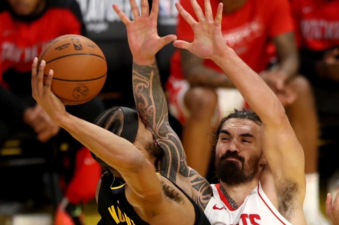 Steven Adams has dominated Warriors-Rockets playoff series