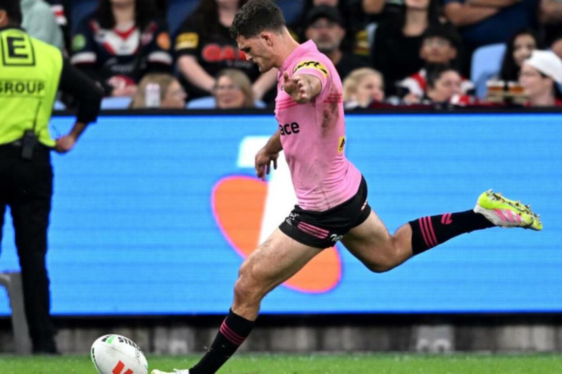 Cleary takes Panthers points record in Roosters mauling