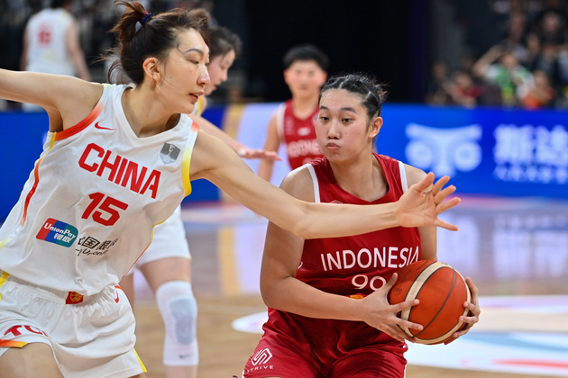 (SP)CHINA-SHENZHEN-BASKETBALL-FIBA WOMEN'S ASIA CUP-CHN VS INA (CN)