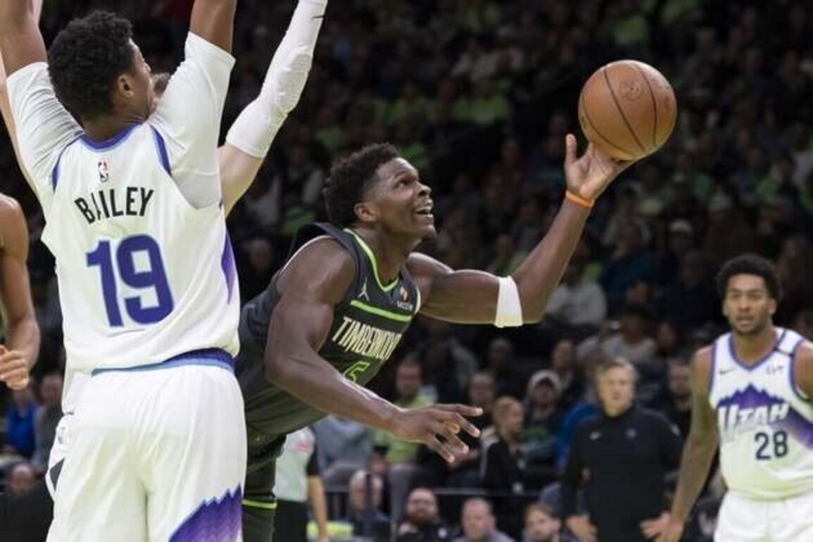 High-scoring Anthony Edwards, Wolves on quest to silence Jazz