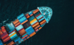 Ship with containers in the ocean. Credit: Maersk