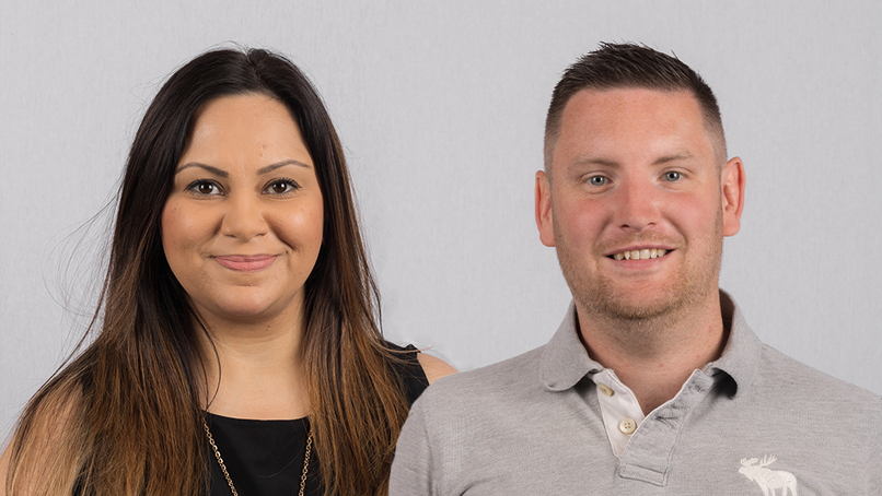 Neetu Ubbey and Stuart Brown.