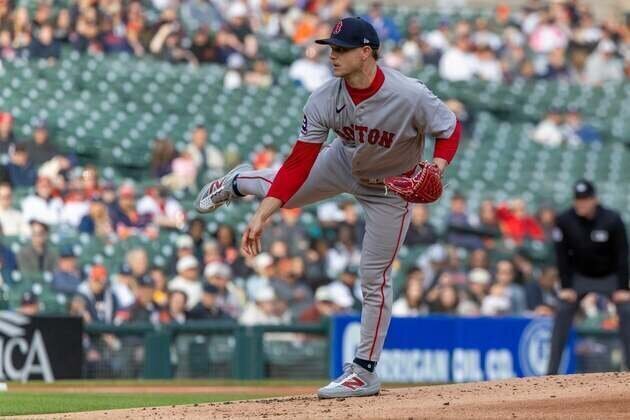 Healthy Sonny Gray pitches Red Sox to sweep of Tigers