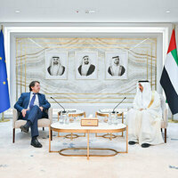 Saqr Ghobash receives Chair of European Parliament's Subcommittee on Tax Matters