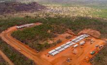 Accommodation village at the Thunderbird mineral sands project in Western Australia