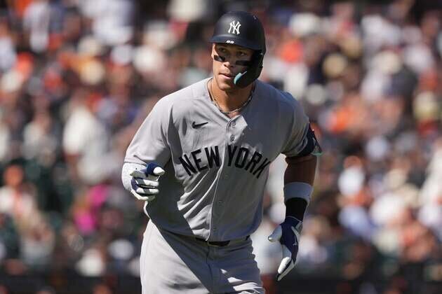 First hit, first homer for Aaron Judge as Yankees blank Giants again