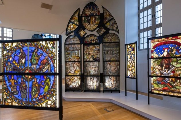 French stained glass museum reflects past and present art