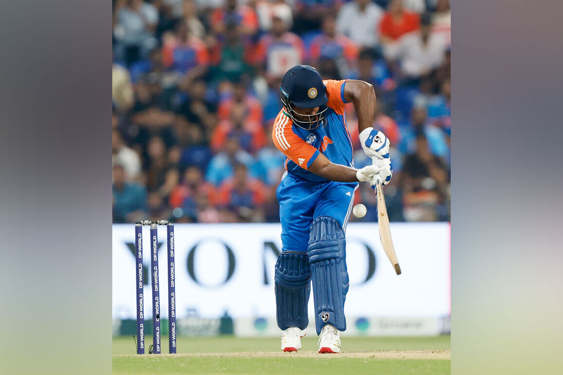 Asia Cup: Samson's fifty powers India to 188/8 against Oman